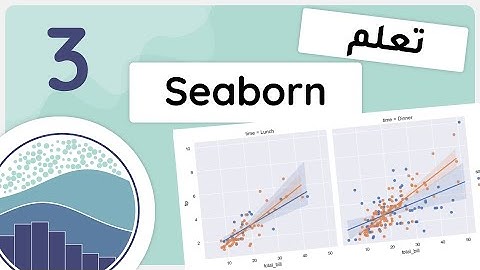 Seaborn #3 || Regression Plots - الرسوم البيانية في البايثون بالعربي