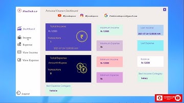 Income Expense Management System Using C#.Net and SQL Server