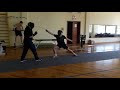 Fencing foil privat lesson