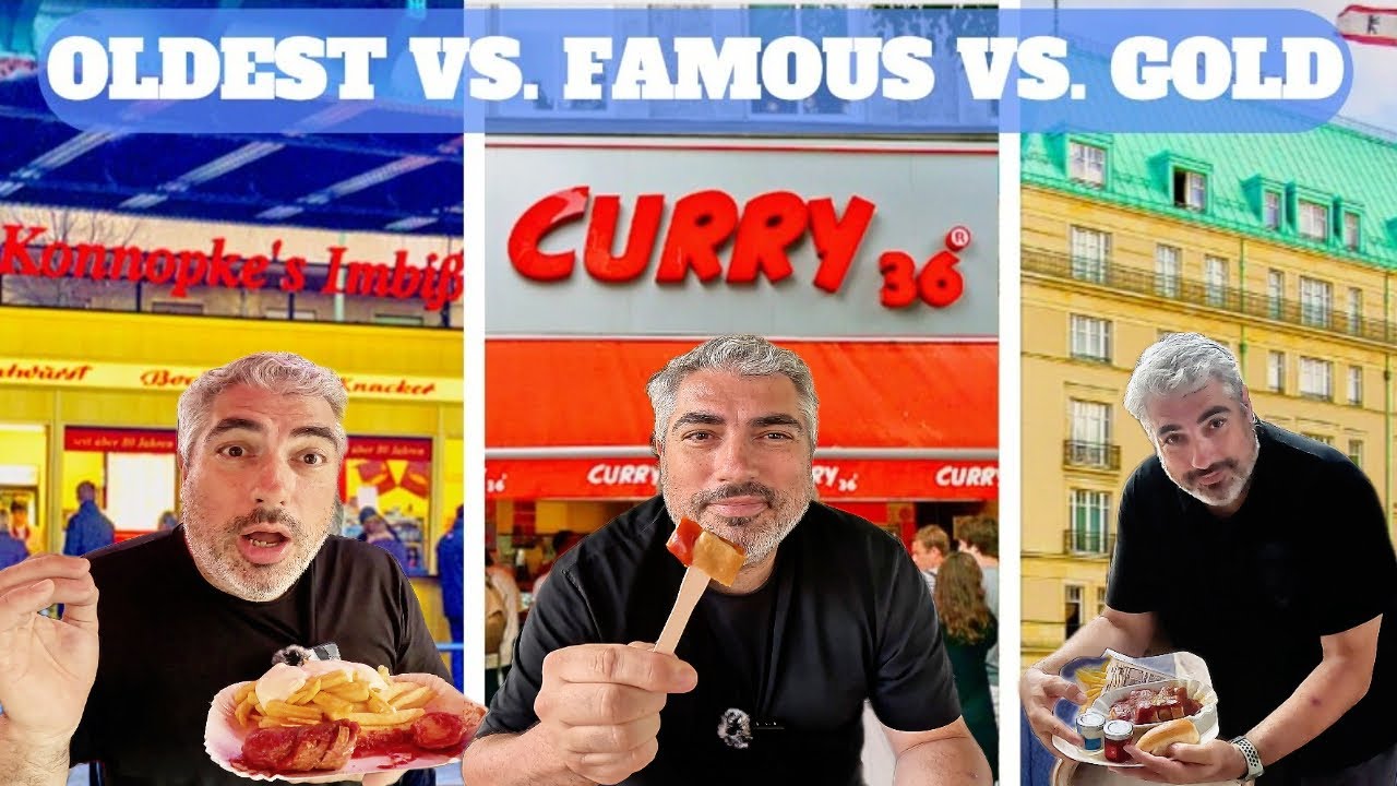 CURRYWURST Battle BERLIN: Oldest vs. Famous vs. Expensive! (Taste Test & Comparison) Which Is BEST?