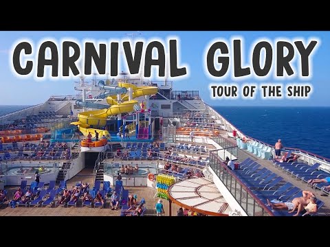 Carnival Glory - Tour Of The Cruise Ship ⚓