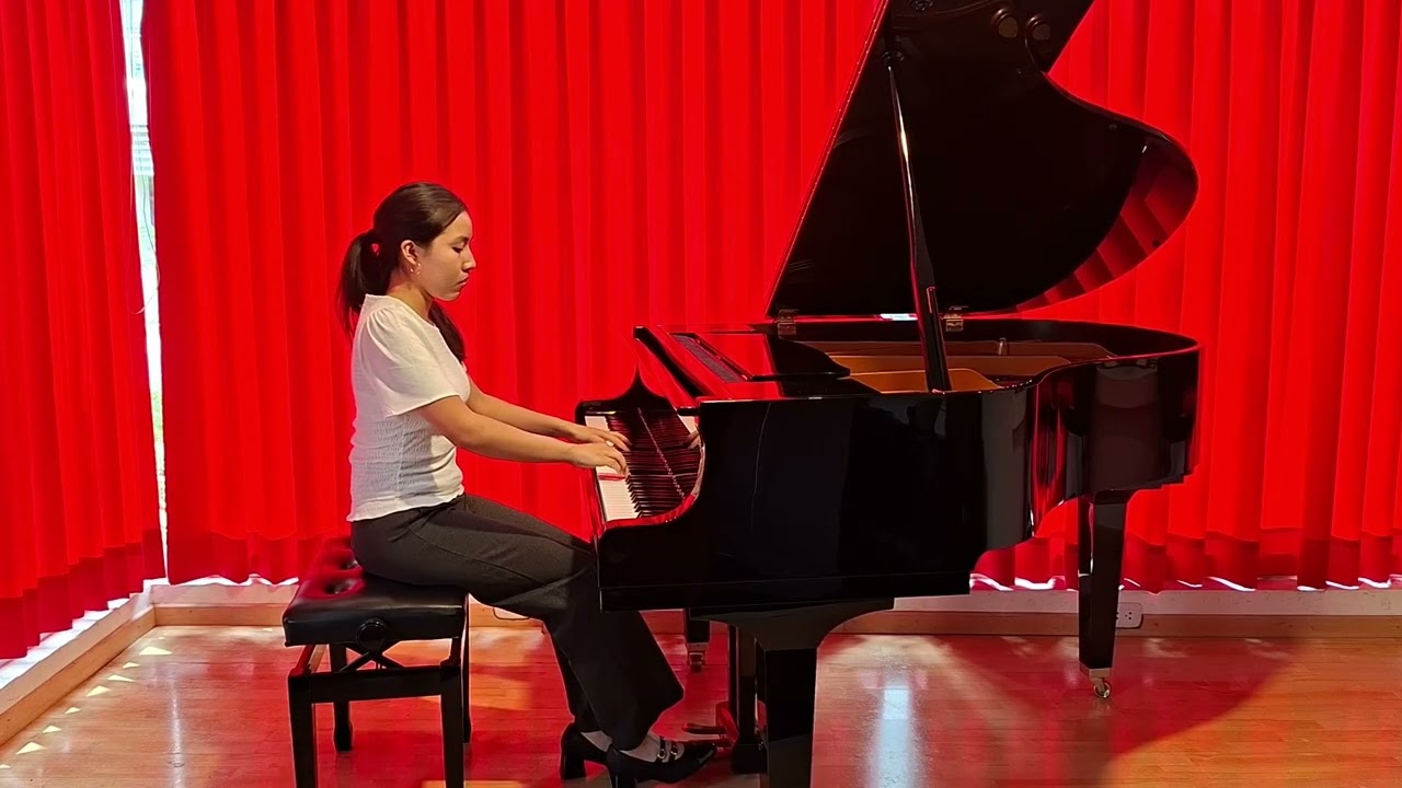 Ana Dalia plays Etude Op. 100 No. 25 "La Chevaleresque" by Burgmüller