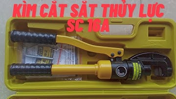 Kìm cắt sắt thủy lực sc6A cầm tay,hàng nội địa trung quốc cắt là đứt