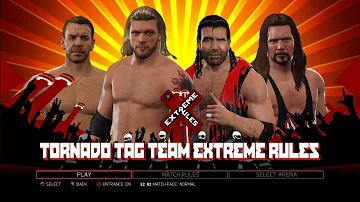 WWE 2K17 PS3 - Edge & Christian VS The Outsiders - Tornado Tag Team Extreme Rules