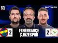 "BİR ÇUVAL İNCİRİ BERBAT ETMEK..." | Fenerbahçe 2-2 Ç. Rizespor, Tedesco, Talisca, Skriniar, Ederson
