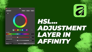 How to Change Color with HSL Adjustment Layer in Affinity 3