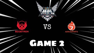 BTR vs AURA Game 2 - MPL ID English Season 13 Week 7 #rsg #btr #aura