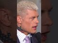 😳 CODY RHODES WAS AN ACCIDENT?!