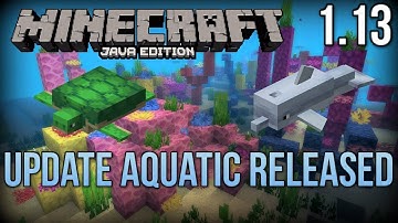 Minecraft 1.13: Update Aquatic RELEASED! (Minecraft Java)