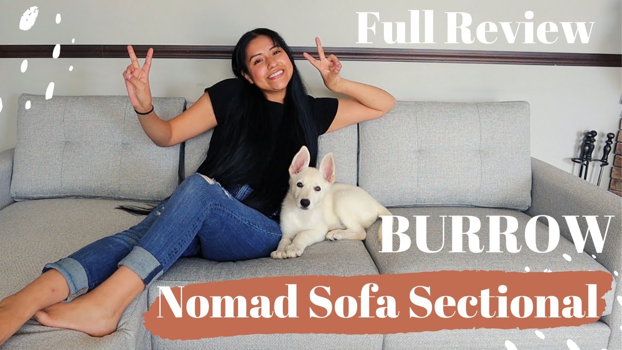 TRUE REVIEW // BURROW Nomad Sectional Sofa  // Minimalist furniture // Buying a online sofa