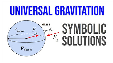 Universal Gravitation (Proportional Reasoning and Symbolic Problem Solving)