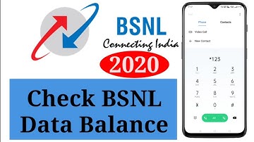 How To Check Your BSNL Balance & Data Balance