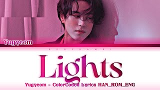 YUGYEOM (유겸) - ''LIGHTS (불빛)'' Lyrics 가사 [日本語字幕] (Color_Coded_HAN_ROM_ENG)