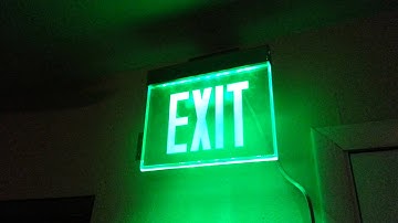 Philips Lightolier Edge Lit Exit Sign