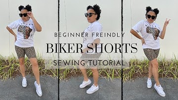 Beginner friendly DIY biker shorts + FREE SEWING PATTERN | How to make biker shorts from scratch