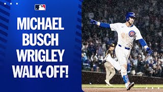 Michael Busch hits a WALK-OFF home run for the Cubs in the pouring rain! screenshot 4