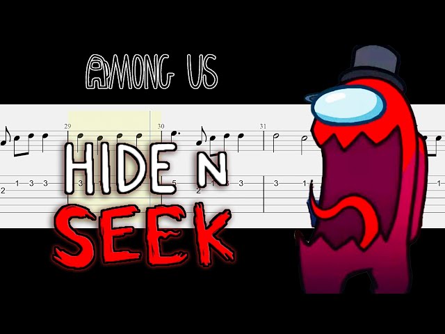 Hide N Seek – InnerSloth Hide N Seek –Among us Music of the trailer Sheet  music for Piano (Solo)