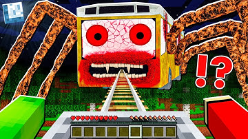 What INSIDE Creepy BUS EATER vs MIKEY and JJ at 3:00am ? - in Minecraft Maizen