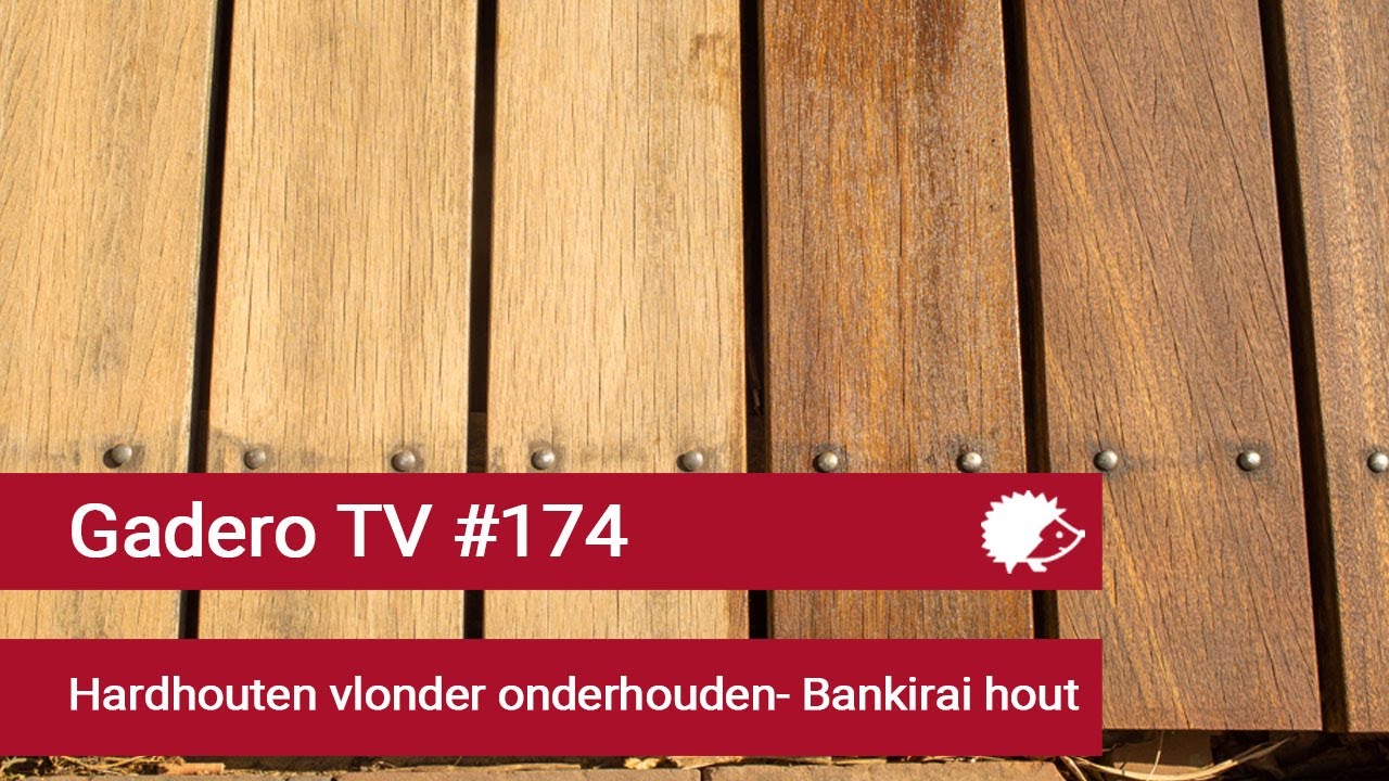 #174 Hardhouten vlonder onderhouden - Bankirai hout