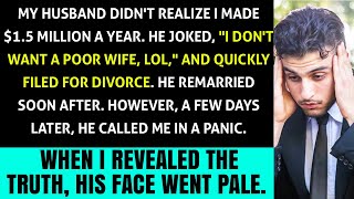 "Shocking Twist: My Secret $1.5 Million Income Drove My Husband to Leave Me for His Mistress!"