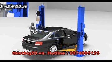 hướng dẫn sử dụng cầu nâng 2 trụ