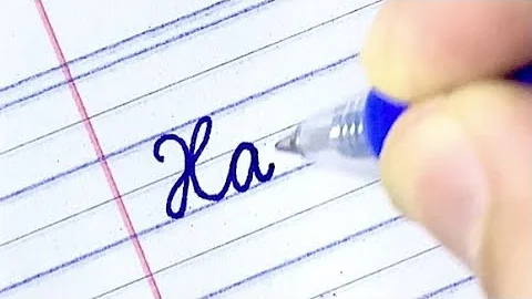 How to write capital letter "X" connect with small letters in Cursive writing a to z