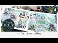 Beat the Ugly Stage of Art Journaling | Zentangle & Washi