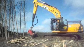 Equipamento Florestal Jcbmakena Operando Com Excelência