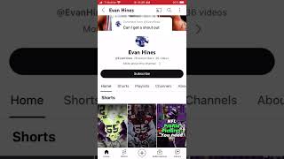 Shout Out To Evan Hines