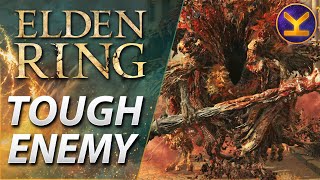 Elden Ring - Tough Enemy - Erdtree Avatar - Elphael, Brace of the Haligtree, Miquella's Haligtree
