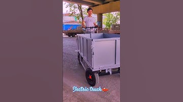 Electric 4-wheeler 🚒 One machine for multiple uses saves time effort & manpower #subscribe