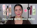 TIKTOK VIRAL MAKEUP: full face drug store products