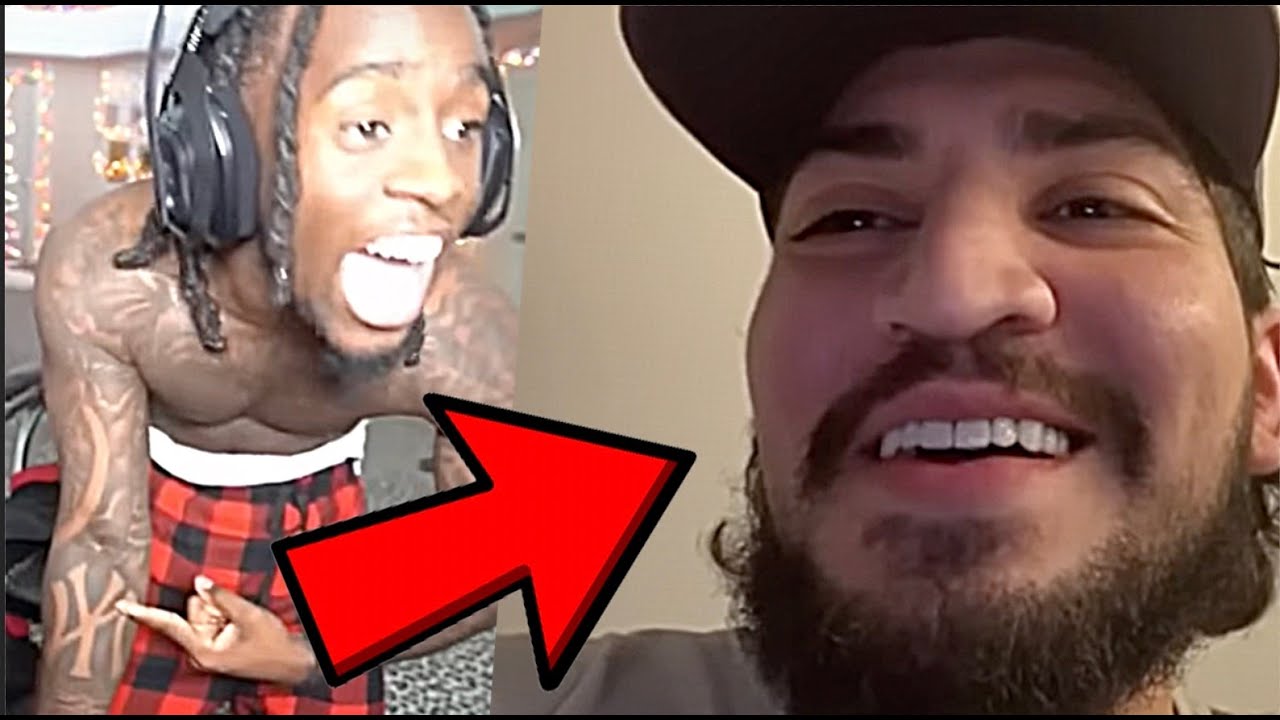 Kai Cenat Loses It With Dillon Danis, In The KSI Vs Dillon Danis Face