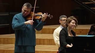 Vengerov and Osetinskaya play Beethoven's 'Kreutzer' Sonata for Violin and Piano (2022)