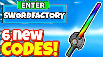 6 NEW SECRET *MYTHICAL* SWORD UPDATE OP CODES In SWORD FACTORY X! Roblox Sword Factory X Codes