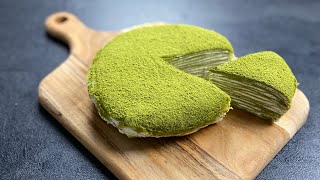 Matcha: Matcha Mille Crepe Cake