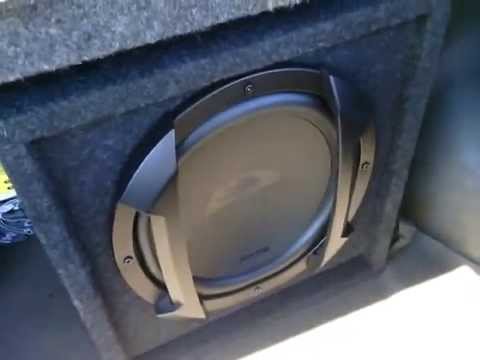 Сабвуфер Alpine SBE-1044BR