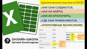 Как Включить итеративные вычисления в Excel