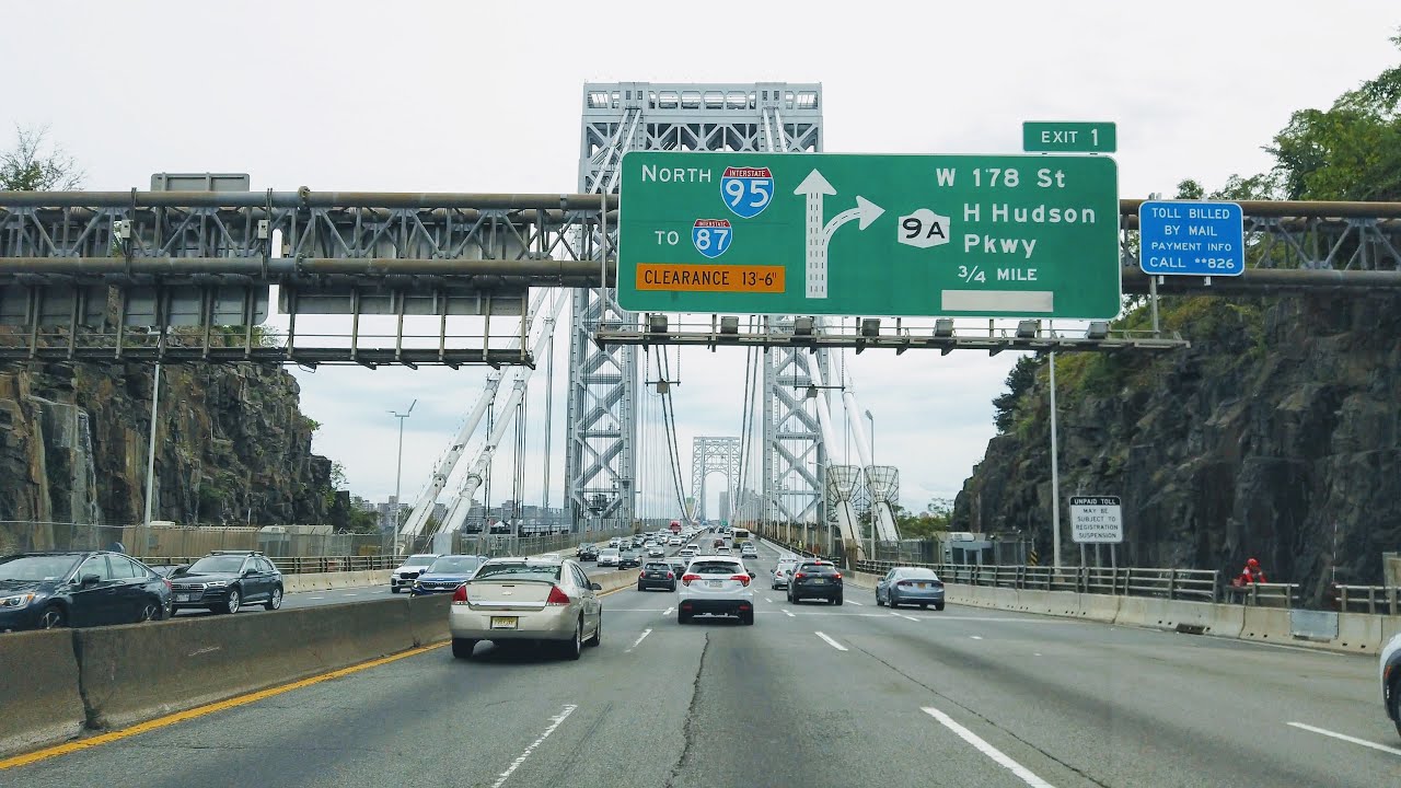 Driving from New Jersey to LaGuardia Airport (LGA) NYC via George Washington Bridge and RFK Bridge