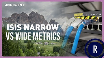 37 . IS-IS Narrow vs Wide Metrics in Junos | JNCIS-ENT Lab Diagram
