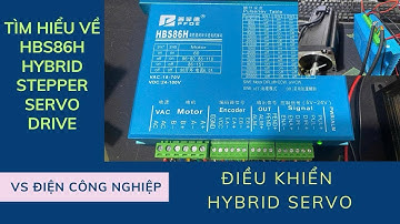 Điều khiển động cơ Hybrid Servo HBS86H Driver dùng PLC Fx3u Mitsubishi