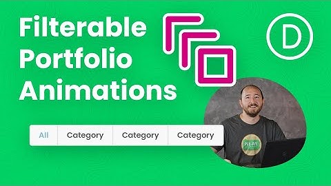 How To Change The Divi Filterable Portfolio Animation