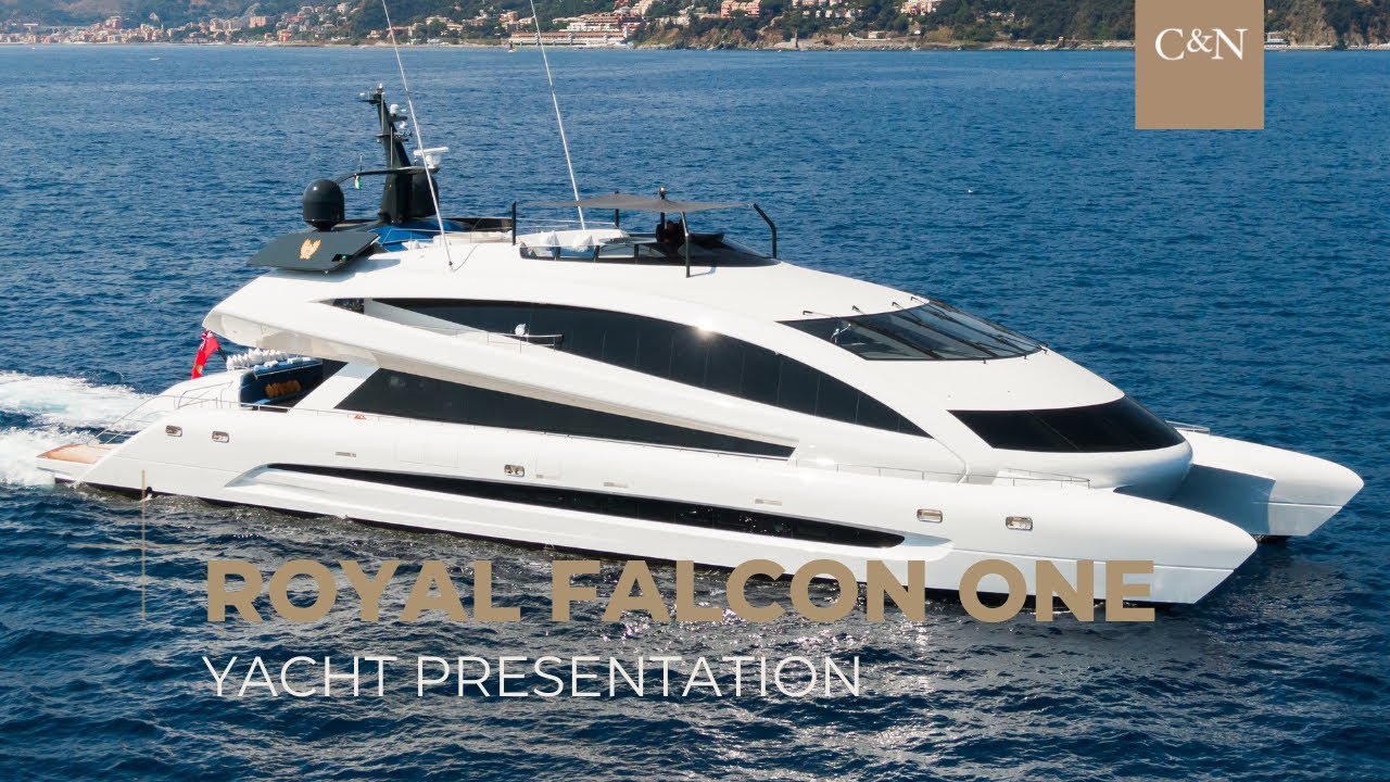 ⁣ROYAL FALCON ONE | 41.15m (135') | Royal Falcon Fleet | Luxury Catamaran Yacht For Sale