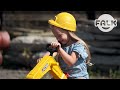 Falk - JCB excavator on wheels ride-on (ref.155/155A)