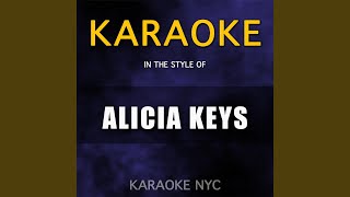 No One (Originally Performed By Alicia Keys) (Karaoke Version)