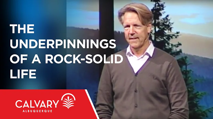 The Underpinnings of a Rock-Solid Life  - 1 Peter 1:2
