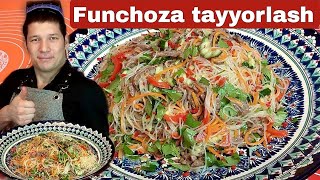 видео: ФУНЧОЗА САЛАТ ТАЙЁРЛАШ! МЕХМОН БОПИДАН картинка: ФУНЧОЗА САЛАТ ТАЙЁРЛАШ! МЕХМОН БОПИДАН