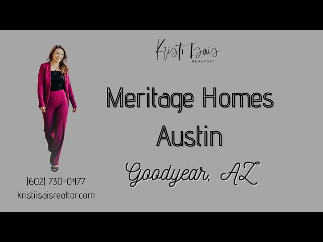 Austin Floor Plan With Meritage Homes Goodyear Az You