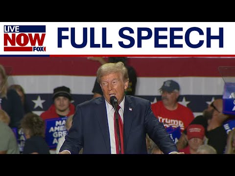 WATCH: Trump gives