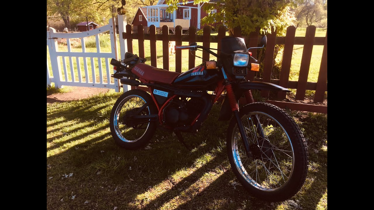 Yamaha DT50 mx, Kleine Reparatur und Fahrt. 50cc